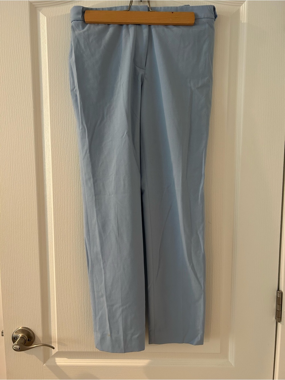 Calvin Klein Light Blue Women's Straight-Leg Dress Pants